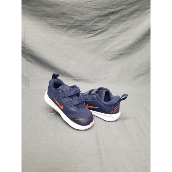 Nike Other - Nike Omni Multi-Court Sneakers Slip-On Blue Orange Size 8 DISPLAY MODEL!